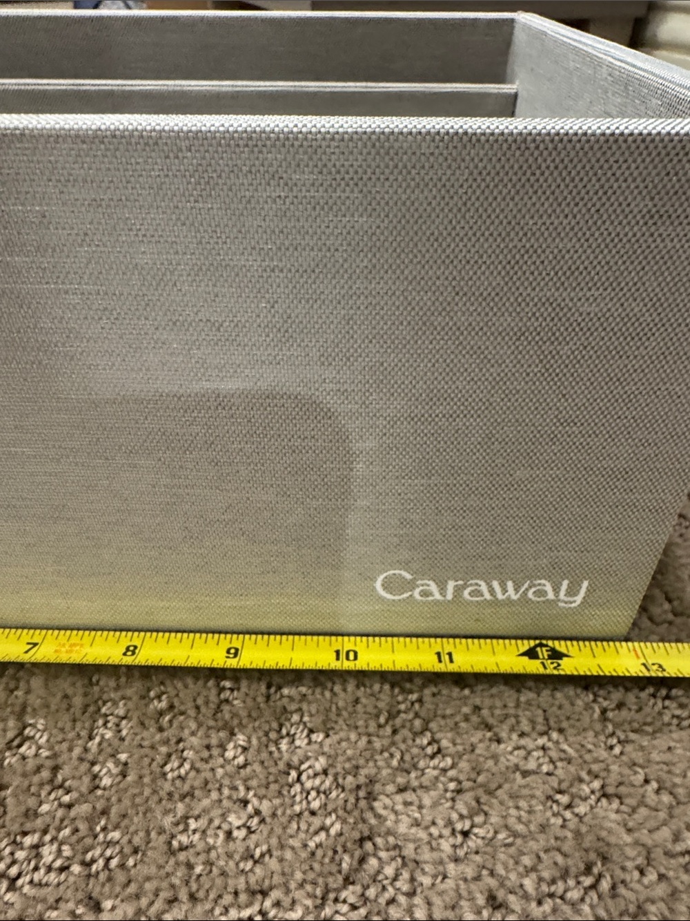 Caraway Pot/Pan & Lid Organizer - NEW, gray fabric - Picture 4 of 6